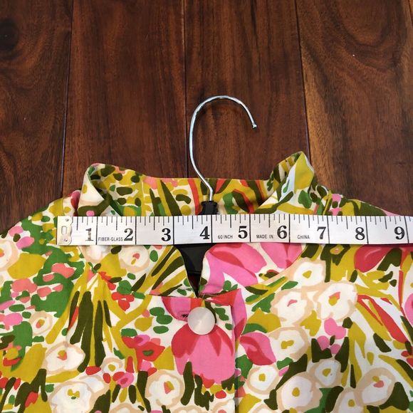 Women's Vintage Night Gown Robe House Duster Handmade Floral Button Up - Picture 9 of 12